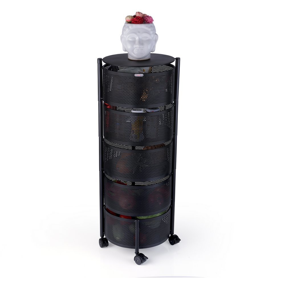 Rotating Trolley (Round) 5 Tier
